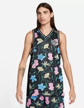 Черная майка унисекс Nike Giannis DNA Dri-Fit AOP
