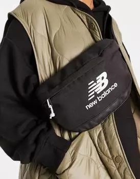 Черная маленькая сумка через плечо New Balance