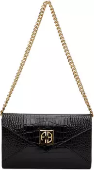 Черная маленькая сумка-клатч Elly ANINE BING