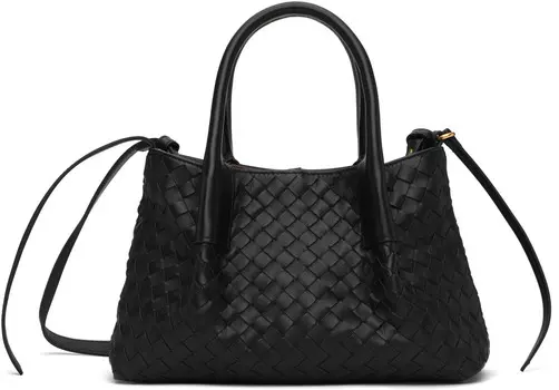 Черная маленькая сумка Pinacoteca Bottega Veneta