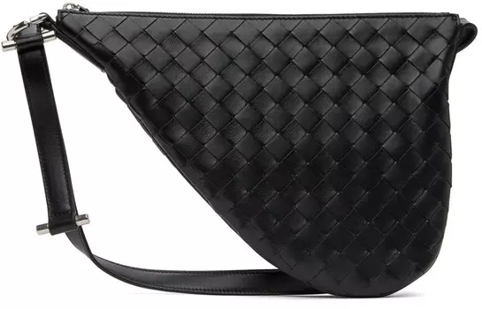 Черная маленькая сумка Virgule Bottega Veneta
