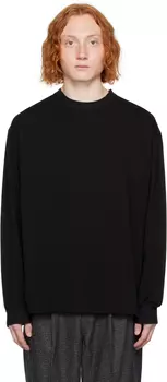 Черная мешковатая футболка с длинным рукавом SOPHNET.