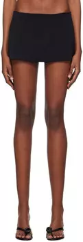 Черная микро-мини-юбка Guizio