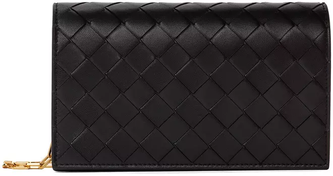Черная мини-сумка Bottega Veneta
