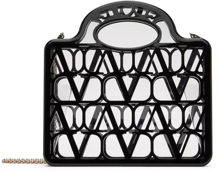 Черная мини-сумка Le Troisieme Valentino Garavani