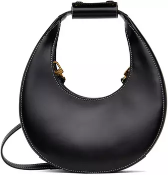 Черная мини-сумка Moon Moon Staud