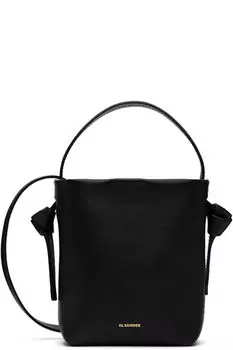 Черная мини-сумка с узлом Jil Sander