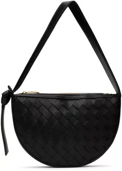 Черная мини-сумка Sunrise Bottega Veneta