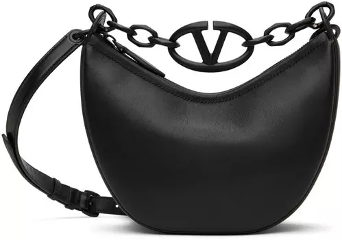 Черная мини-сумка VLogo Moon Valentino Garavani
