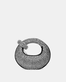 Черная мини-сумочка Abacus со стразами JW PEI, черный