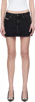 Черная мини-юбка De-Ron Denim Diesel