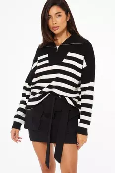 Черная мини-юбка-карго QUIZ Clothing