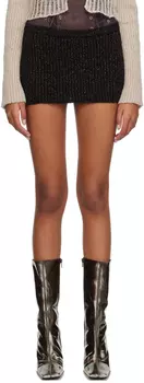Черная мини-юбка Maru Miista
