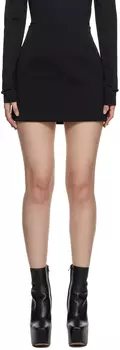 Черная мини-юбка Mica Recto