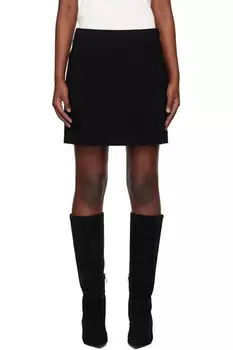 Черная мини-юбка Pagine Max Mara
