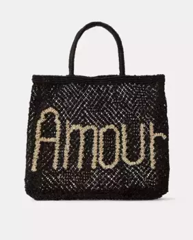 Черная модель сумки AMOUR WORD BAG от The Jacksons