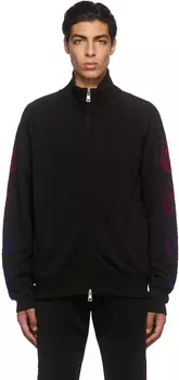 Черная молния с логотипом Moncler