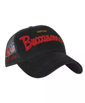 Черная молодежная регулируемая кепка Tampa Bay Buccaneers Times Up для мальчиков и девочек Mitchell & Ness, черный