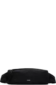 Черная мягкая поясная сумка Jil Sander