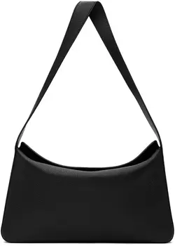 Черная мягкая сумка-багет Aesther Ekme