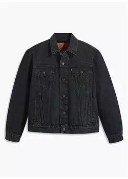 Черная мужская джинсовая куртка TRUCKER A9431-0001 Levis, черный