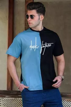 Черная мужская футболка 5237 MADMEXT