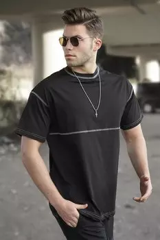 Черная мужская футболка 5360 MADMEXT