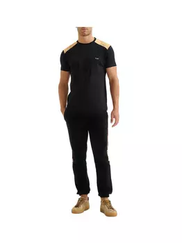 Черная мужская футболка Alviero Martini