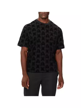 Черная мужская футболка Armani Exchange