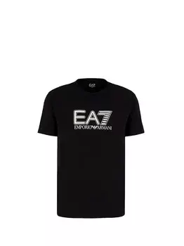 Черная мужская футболка Ea7