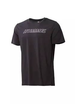 Черная мужская футболка Hummel