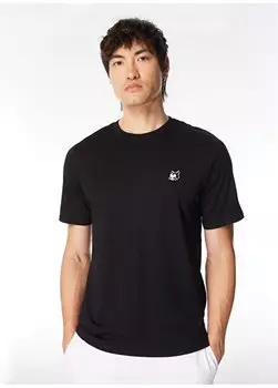 Черная мужская футболка JCODEN TEE SS CREW NECK EXC Jack & Jones, черный