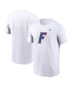 Черная мужская футболка Jordan Florida Gators Primetime Evergreen с альтернативным логотипом Fanatics, белый