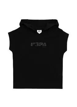 Черная мужская футболка NOMPEKIDS U.S. Polo Assn., черный