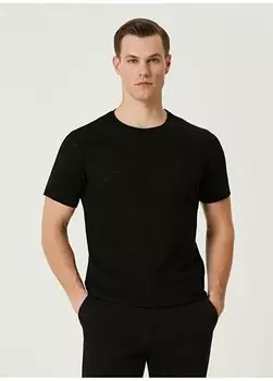Черная мужская футболка с круглым вырезом 1091342 Network, черный