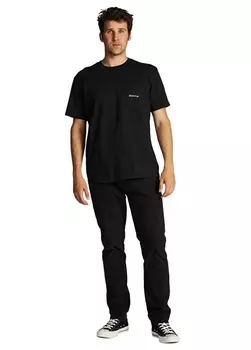 Черная мужская футболка с круглым вырезом Billabong