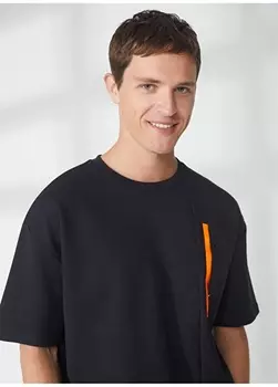 Черная мужская футболка с круглым вырезом Gmg Frenze