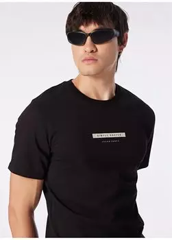 Черная мужская футболка с круглым вырезом JPRBLUHUNTER TEE SS CREW NECK EXC Jack & Jones, черный