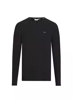 Черная мужская футболка с круглым вырезом K10K112725BEH Calvin Klein, черный