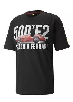 Черная мужская футболка с круглым вырезом Puma