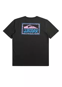 Черная мужская футболка с круглым вырезом Quiksilver