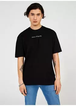 Черная мужская футболка с круглым вырезом с принтом TC 9021 The Crow, черный