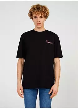 Черная мужская футболка с круглым вырезом с принтом TC 9018 The Crow, черный