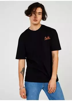 Черная мужская футболка с круглым вырезом с принтом TC 9023 The Crow, черный