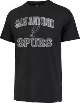 Черная мужская футболка San Antonio Spurs '47 Brand Union Arch