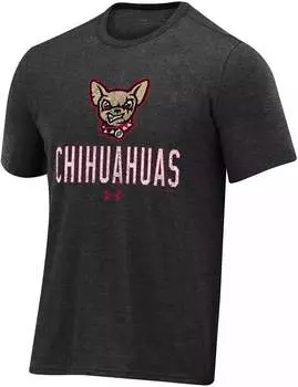 Черная мужская футболка Under Armour El Paso Chihuahuas Black на каждый день