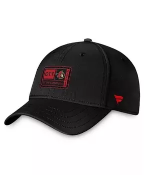 Черная мужская гибкая кепка Ottawa Senators Authentic Pro Training Camp Fanatics, черный