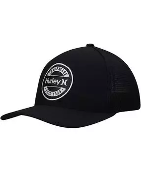 Черная мужская кепка Charter Trucker Snapback Hurley, черный