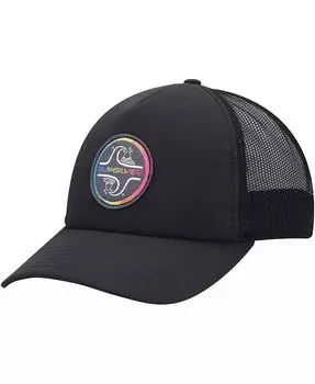 Черная мужская кепка Groundswell Trucker Snapback Quicksilver Quiksilver, черный