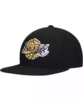 Черная мужская кепка Los Angeles Lakers Shattered Snapback Mitchell & Ness, черный